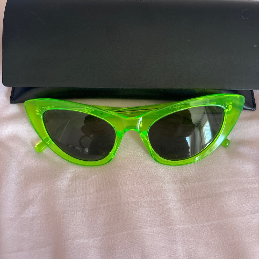 Saint Laurent neon sunglasses